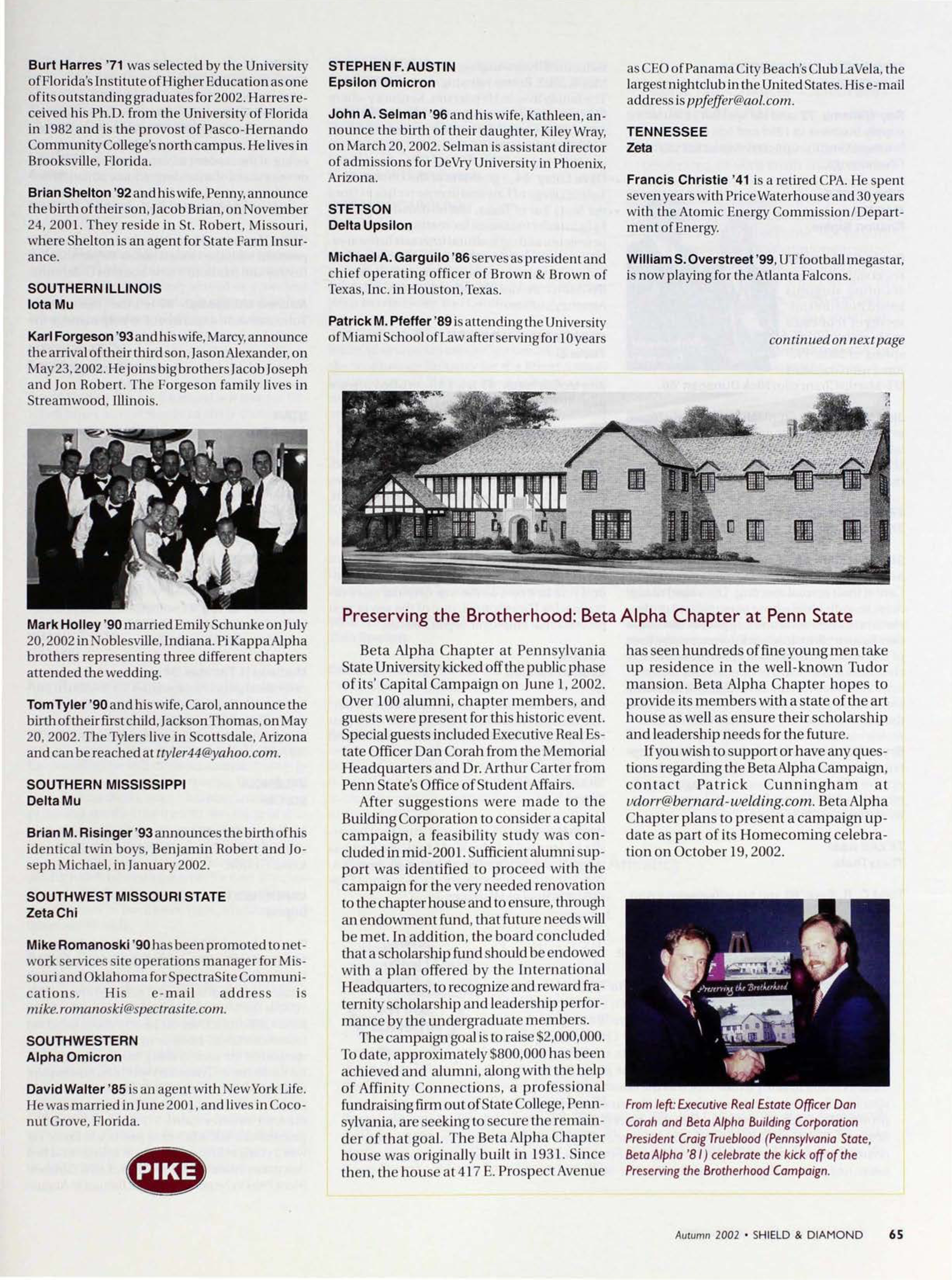 Preserving the Brotherhood: Beta Alpha Chapter at Penn State